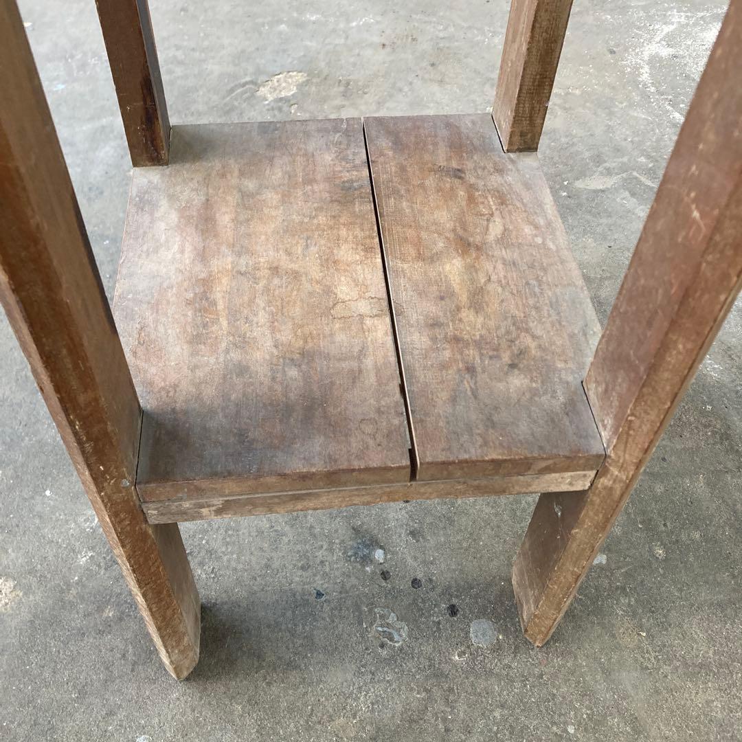 和製アンティーク 天板 大理石 飾り台 昭和レトロ 作品台 ディスプレイ