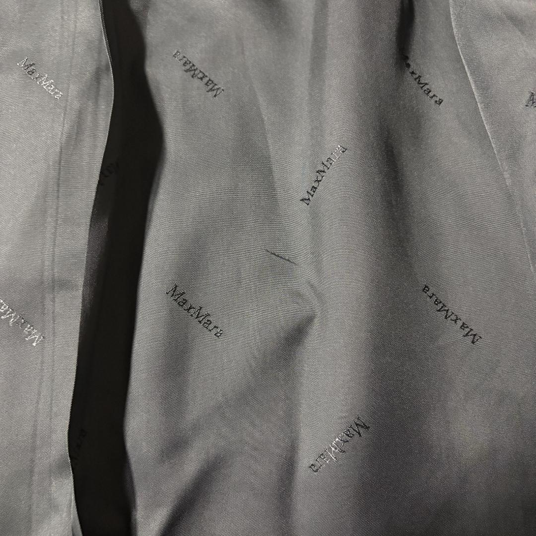 大きいサイズ✨MaxMara　サイズ42　ダブルチェスターコート 黒 ブラック