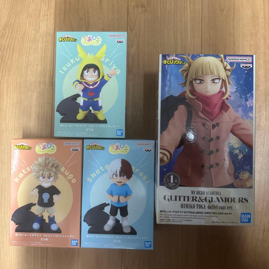 僕のヒーローアカデミア　緑谷出久　爆豪勝己　轟焦凍　トガヒミコ　フィギュア
