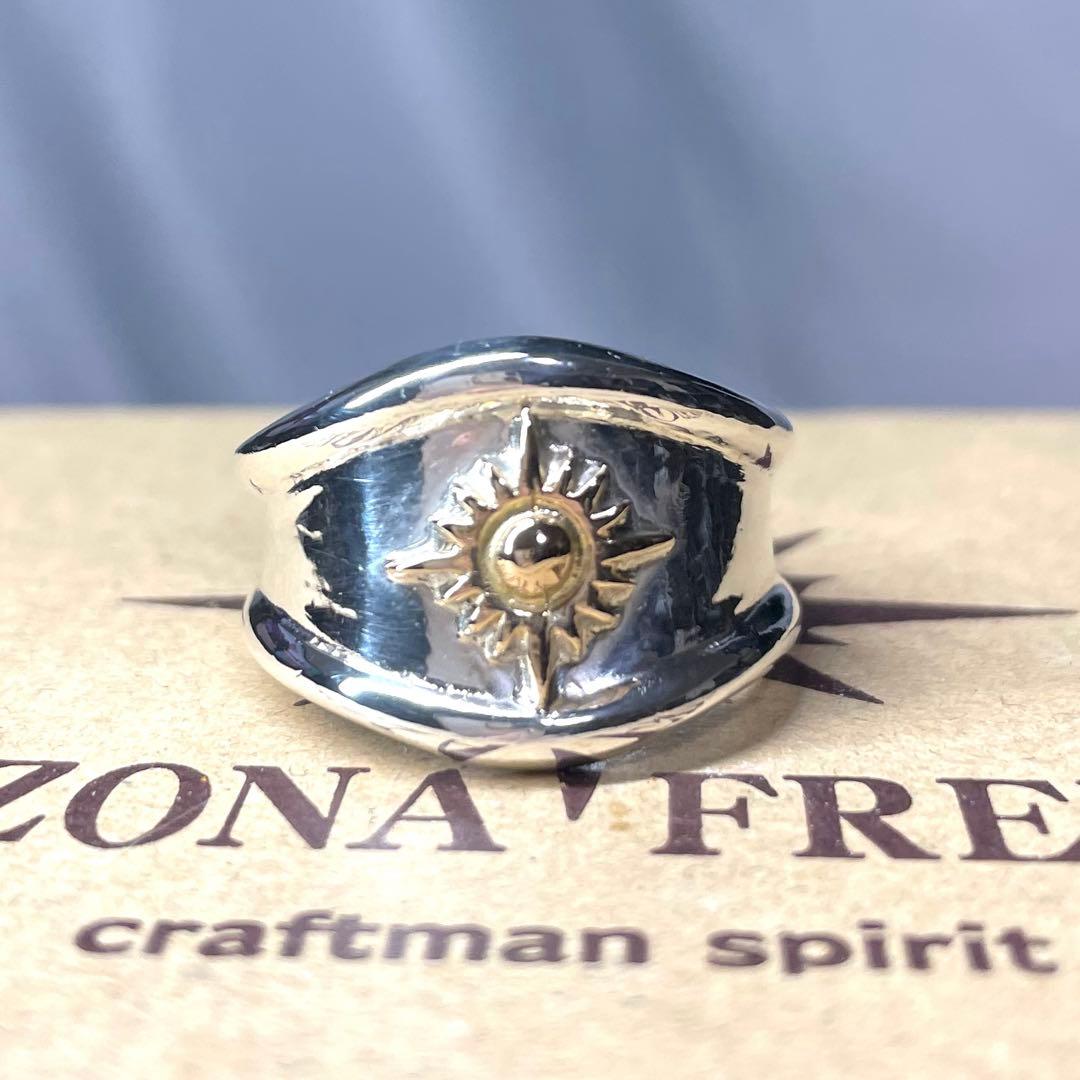 18号　極美品　大太陽神　Arizona freedomリング 指輪