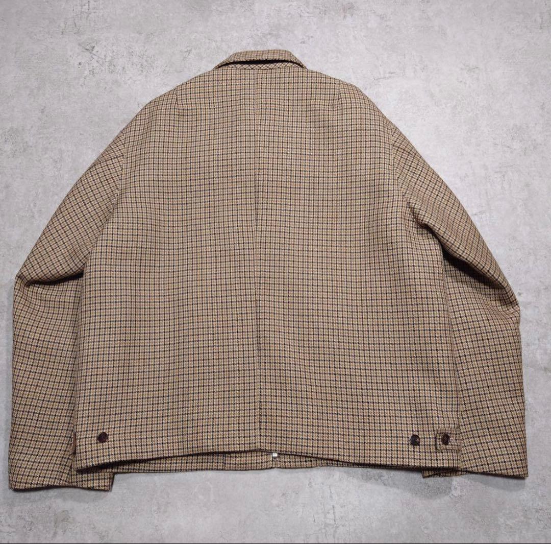 ジャケット・アウター 17AW DOUBLE FACE CHECK ZIP BLOUSON