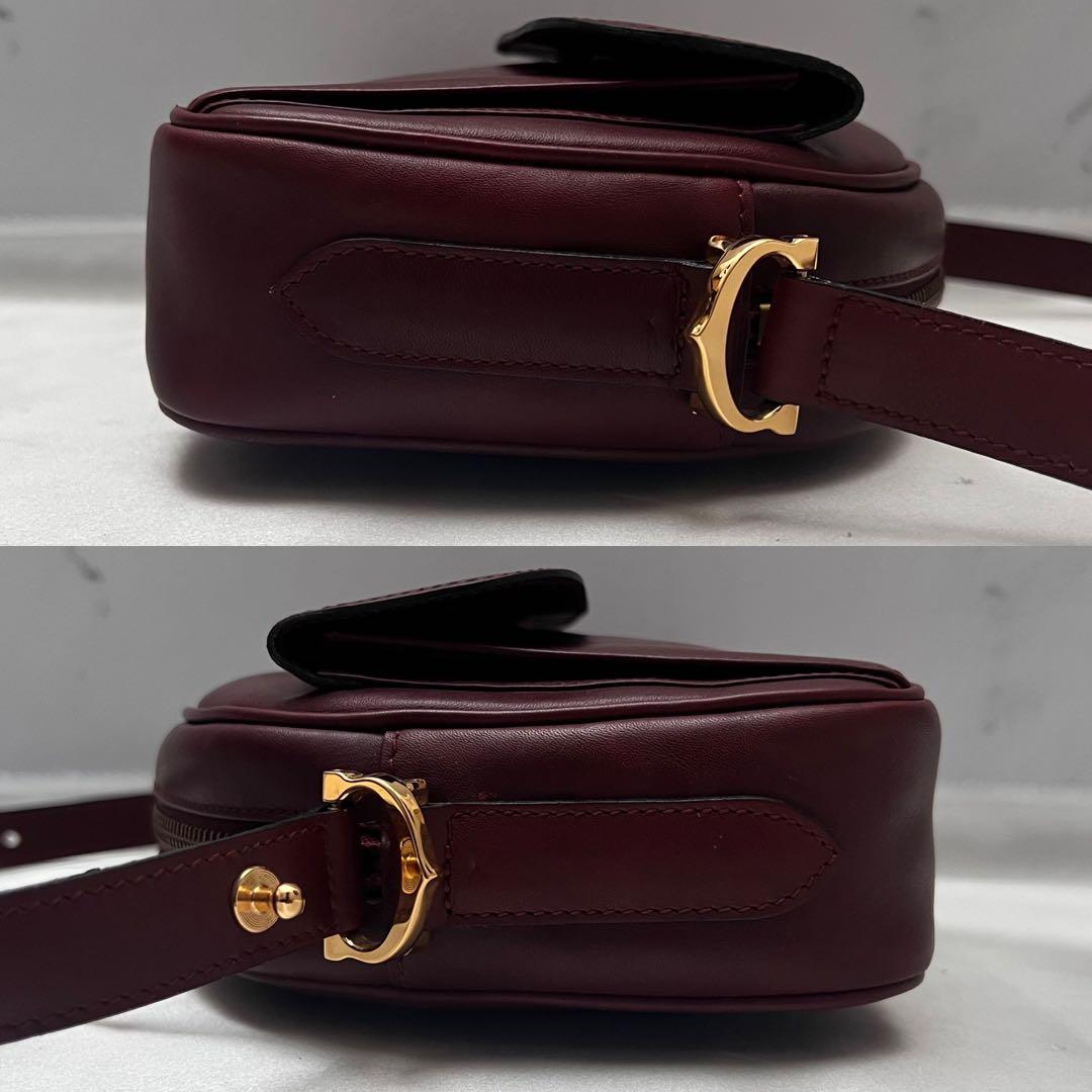 ◇Gカード付き激レア美品◇カルティエ　マストライン　ミニショルダーバッグ