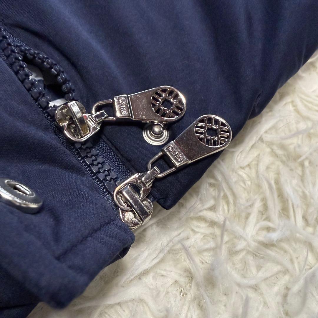 【ムータマリン】美品 ダウンベスト ネイビー Mサイズ レディース 2way