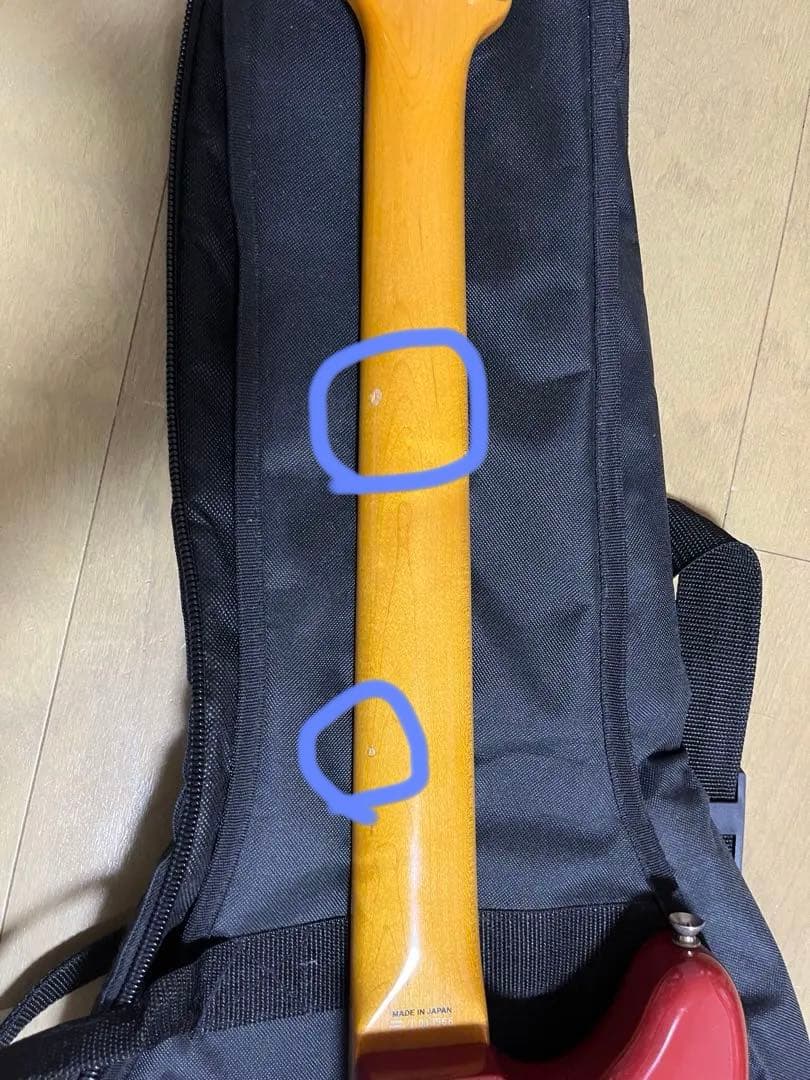 ギター Fender japan MG65 Mustang dacota red