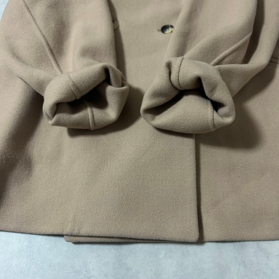 カオス スーペリアガロンコート ピーコート ダブル ライトベージュ