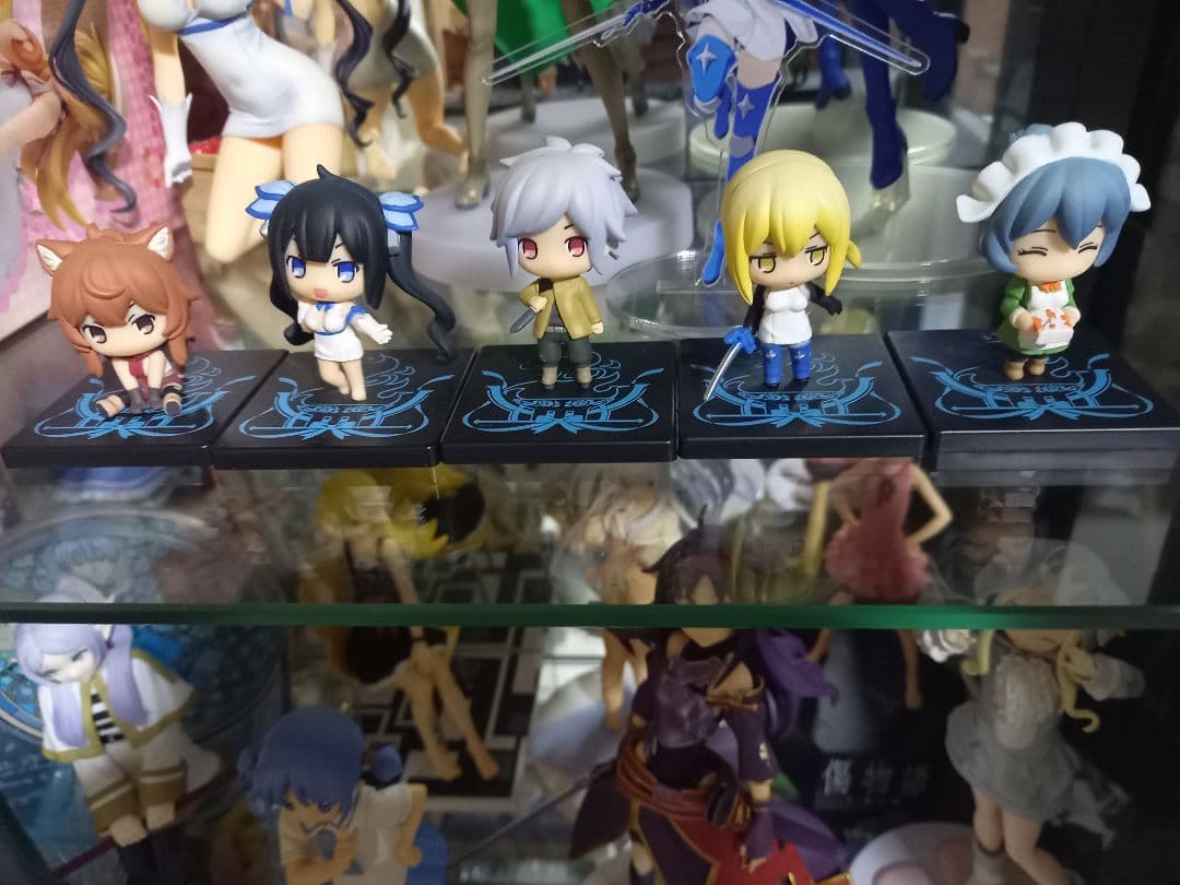 だんまち みんなのくじG賞デフォルメフィギュア 5体セット