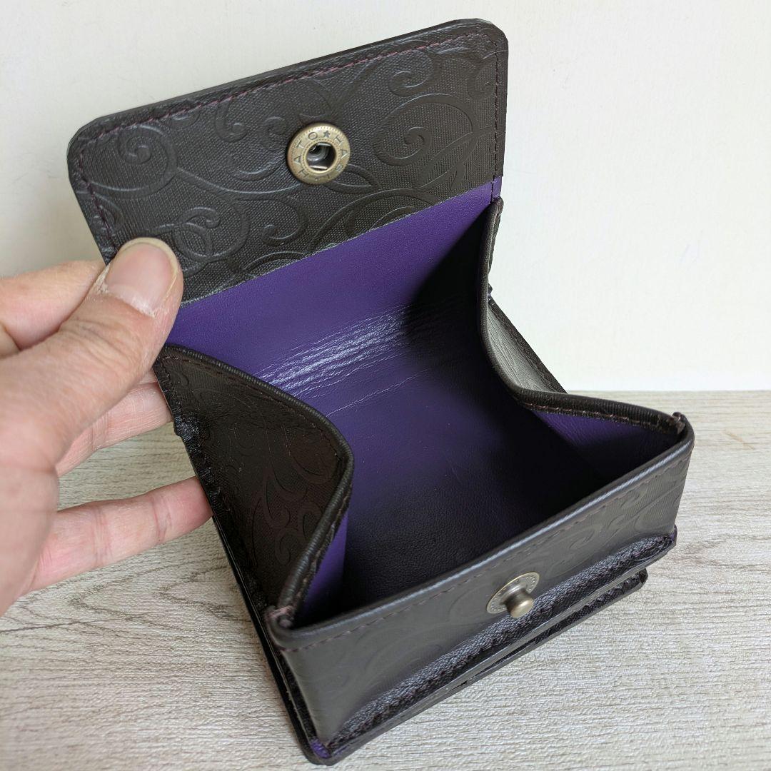 kana ボックス型小銭入れ折り財布