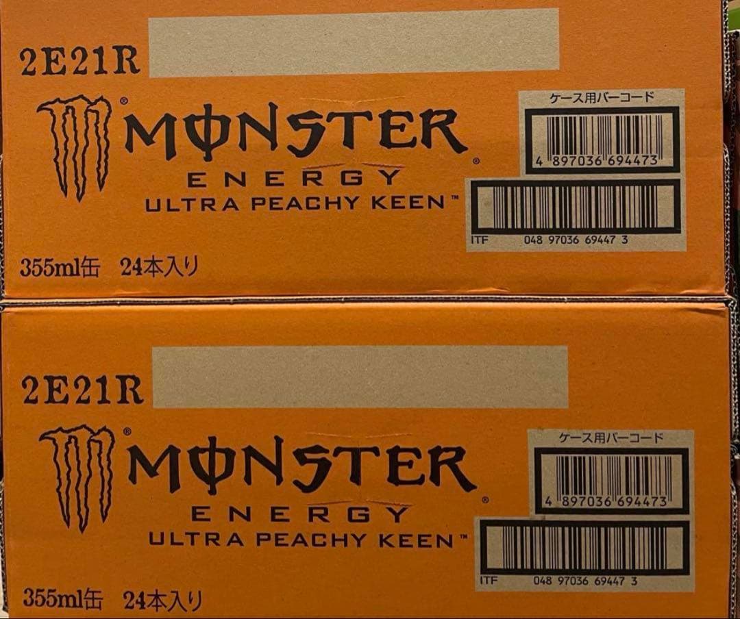 モンスターエナジー ウルトラピーチーキーン 48本セット☆