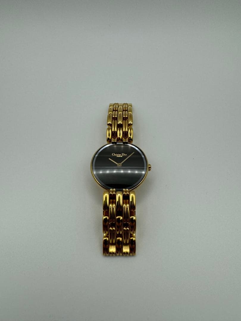 Christian Dior ゴールド アナログ時計
