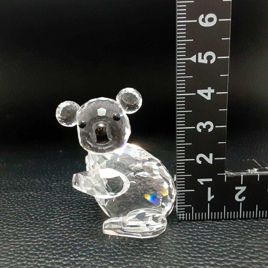 P387 スワロフスキー クリスタル コアラ 親子 2頭セット　お
