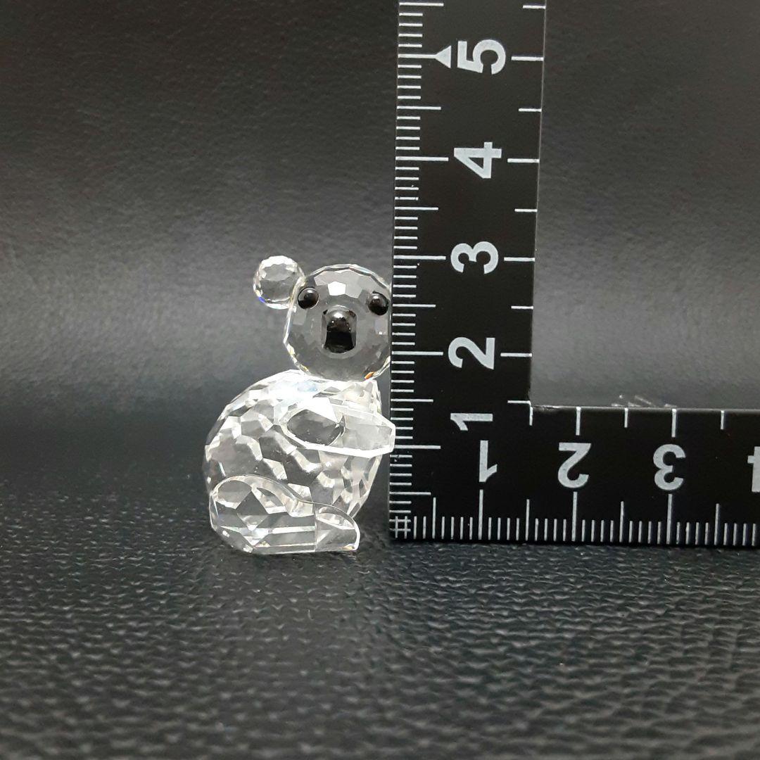 P387 スワロフスキー クリスタル コアラ 親子 2頭セット　お