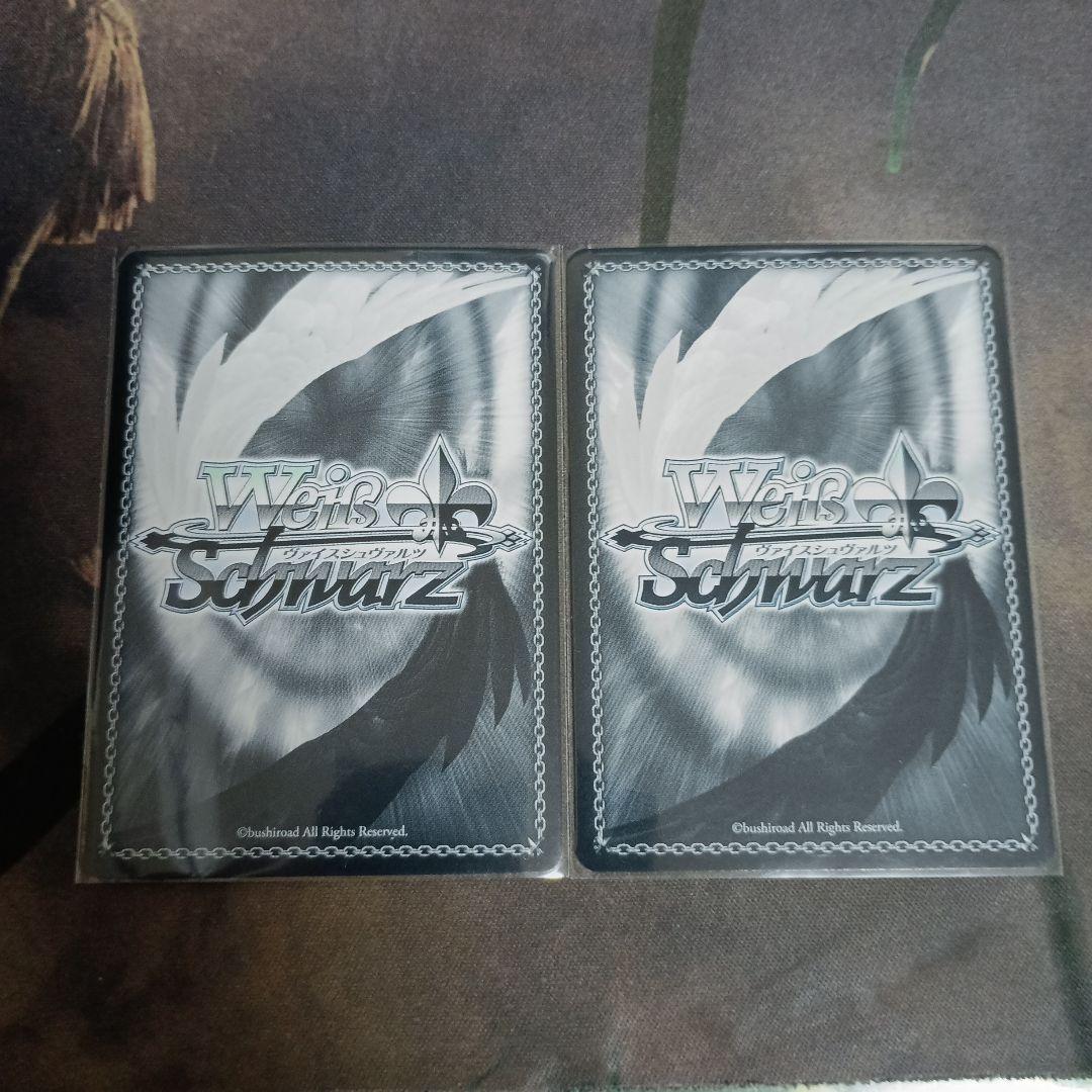 ヴァイスシュバルツ　ブルーアーカイブ　才羽モモイ、才羽ミドリ　サインセット