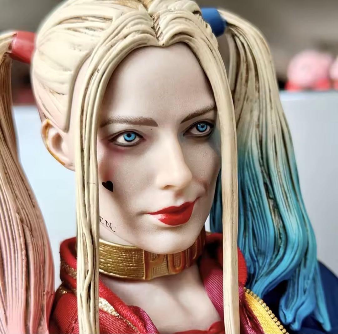 ハーレクイン43cm大型フィギュア クレイジートイズ ( 訳あり )一点限り