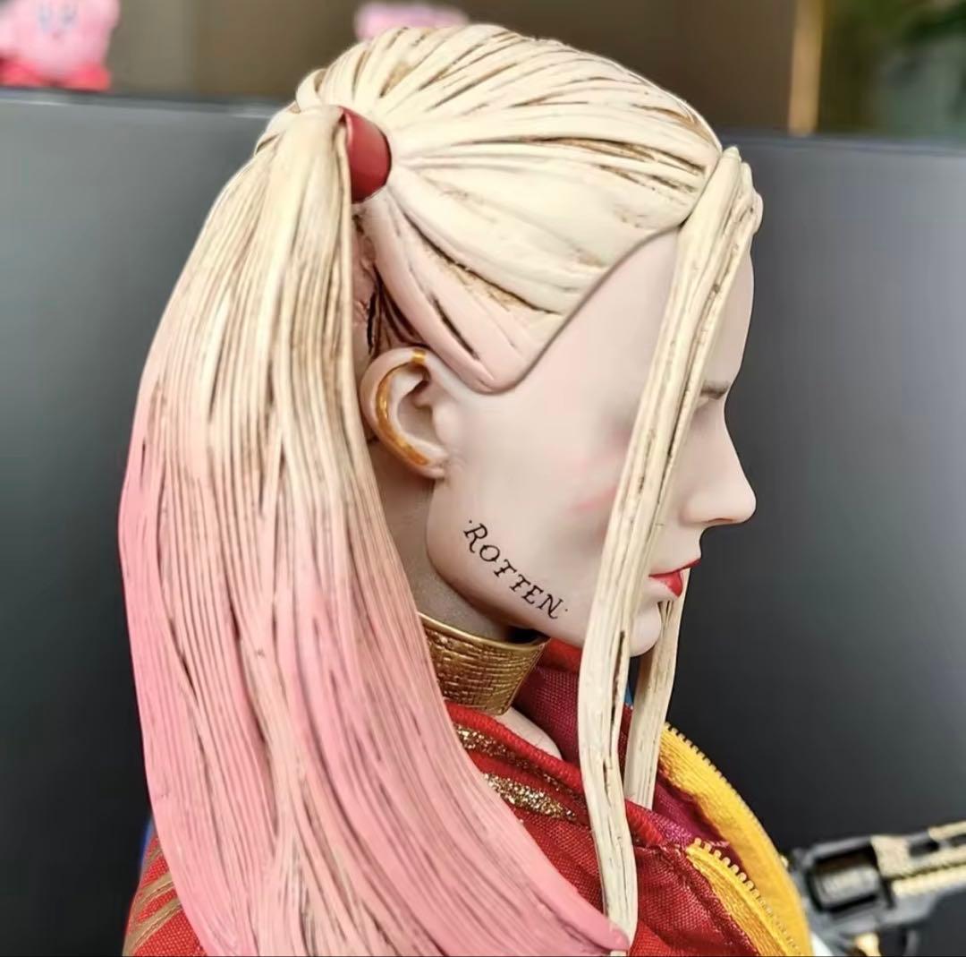 ハーレクイン43cm大型フィギュア クレイジートイズ ( 訳あり )一点限り