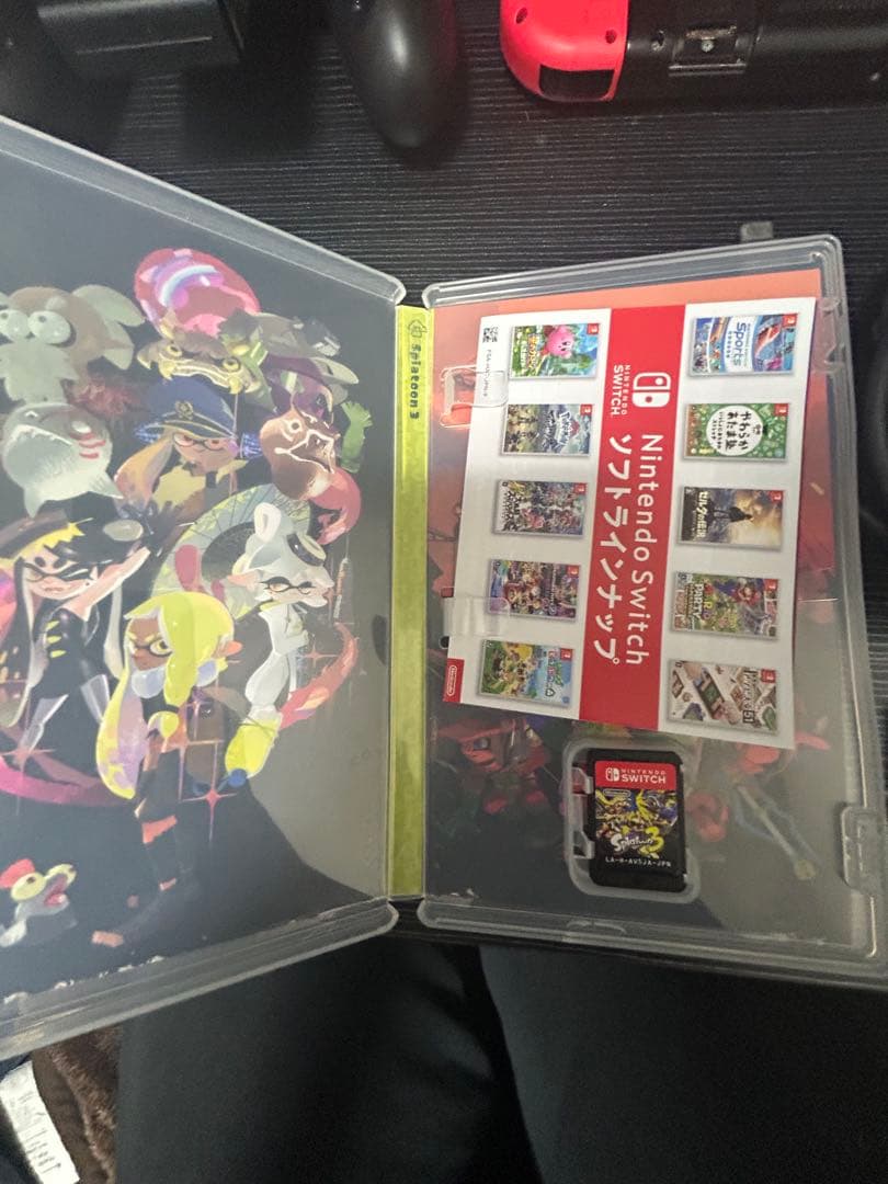 Nintendo Switch 赤色 本体 ゲームソフト3本付き