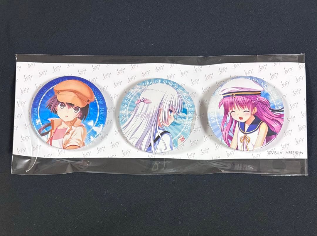 Summer Pockets サマポケ缶バッジセット 鳴瀬しろは 加藤うみ 七海