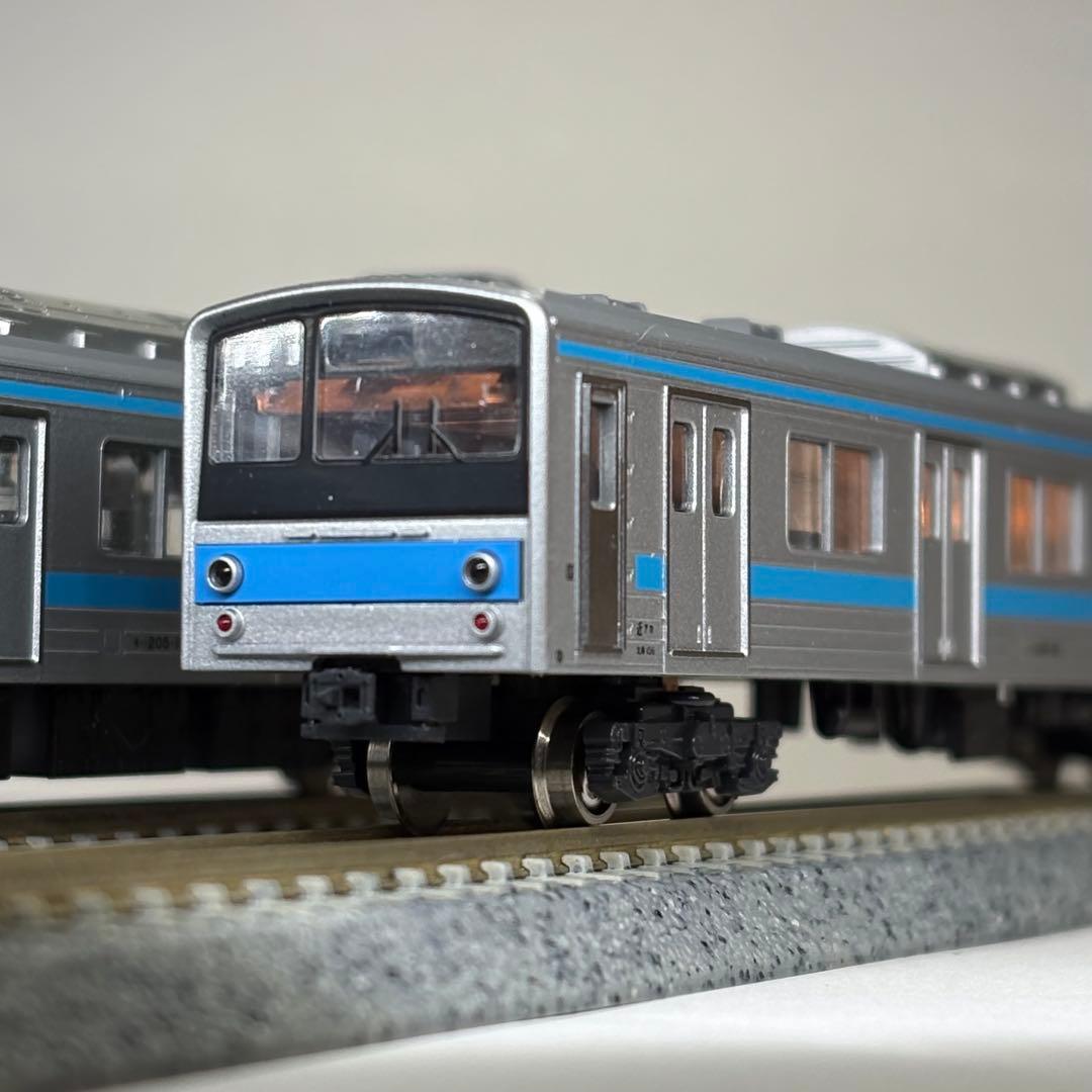 【KATO】Nゲージ 205系関西色 7両セット　室内灯組み込み済み