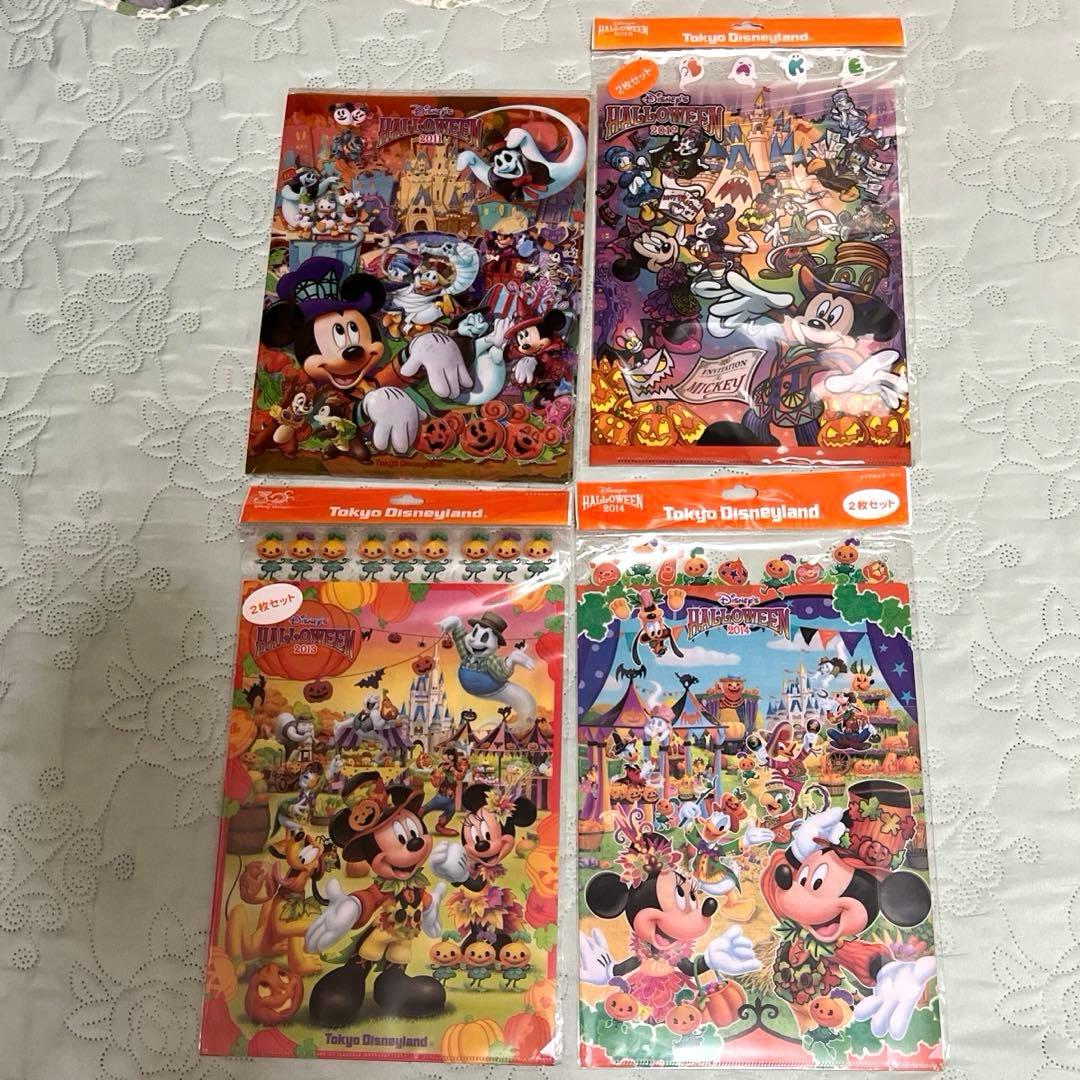 ディズニー クリアファイル(ディズニーランド&ディズニーシー)ハロウィン 21点