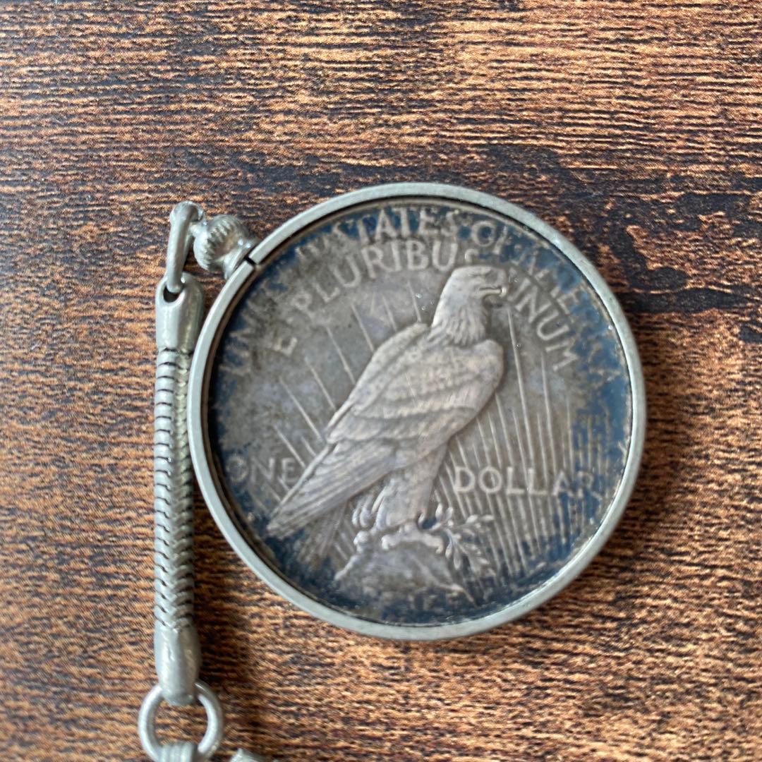 1922年 ピースダラー　1ドル銀貨 キーホルダー　ヴィンテージ