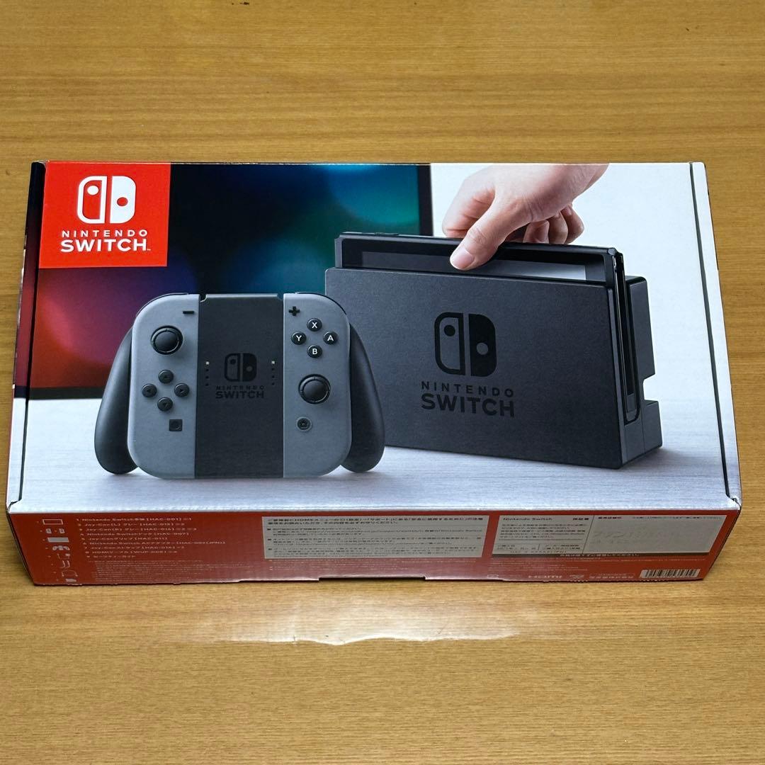 Nintendo Switch 本体 グレー 箱あり