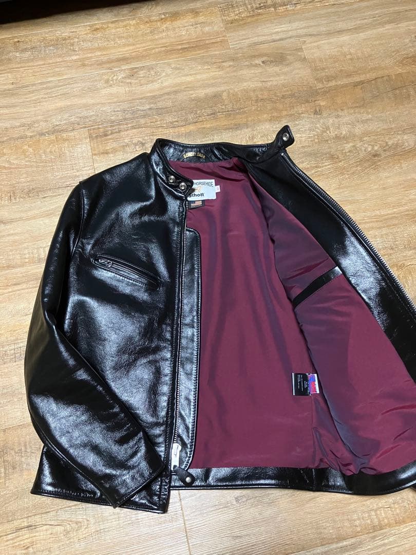 schott ショット　641xxh 40サイズ　ライダースジャケット