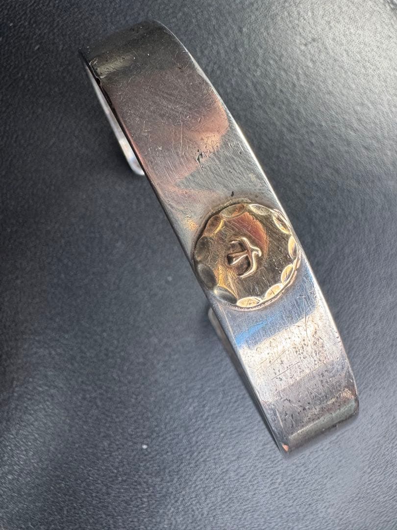 18k平打ちブレスレット