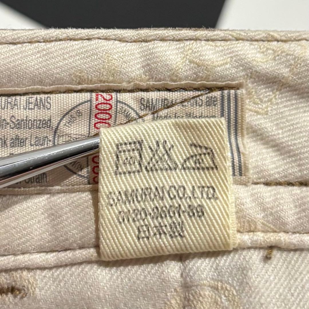 SAMURAI JEANS 硫化染め 15oz ヘビーオンス チノパンツ W32