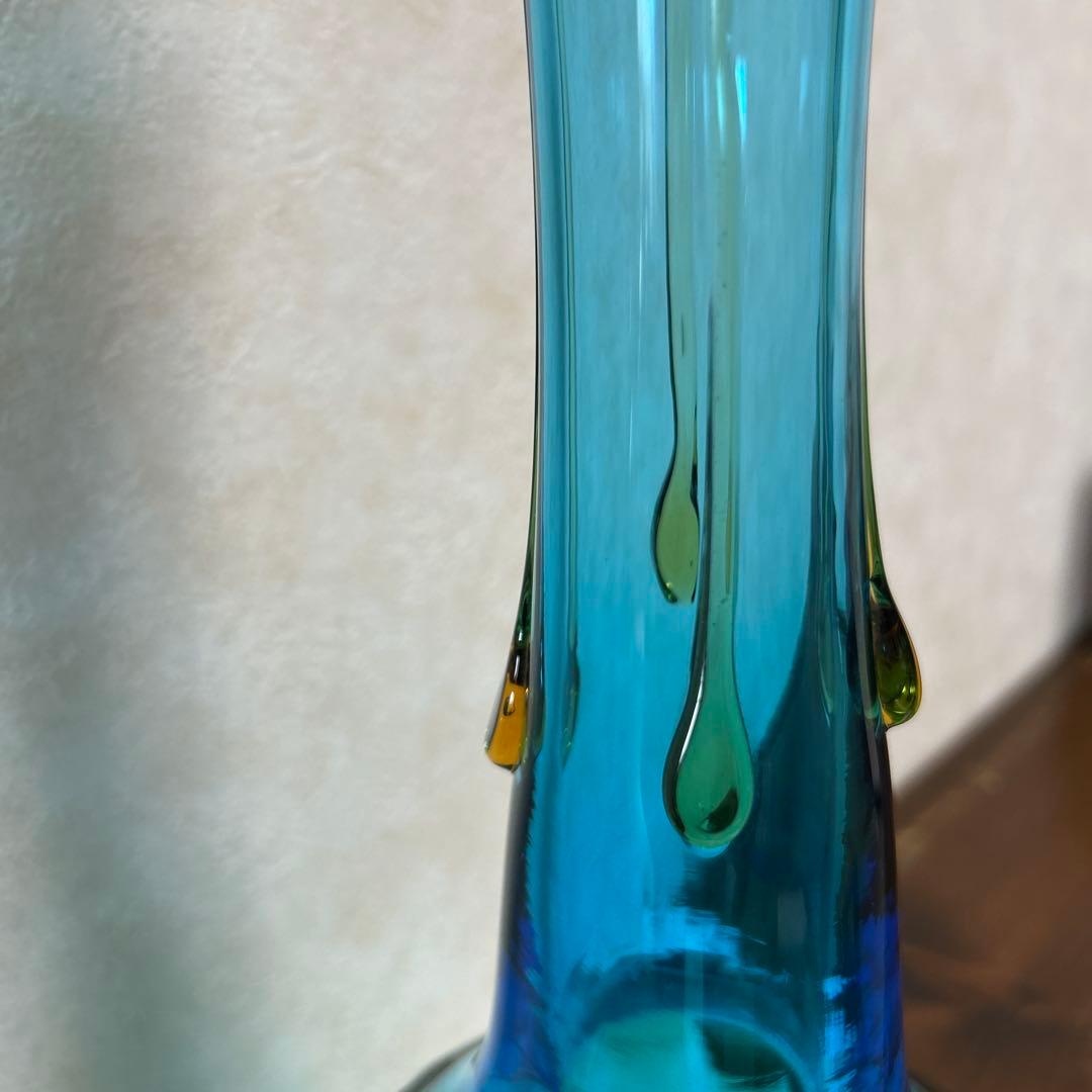 青緑グラデーション フラワーベース