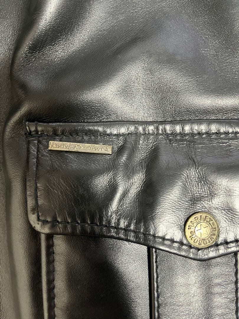 ハーレーダビッドソン ライダースジャケット レザージャケット サイズM