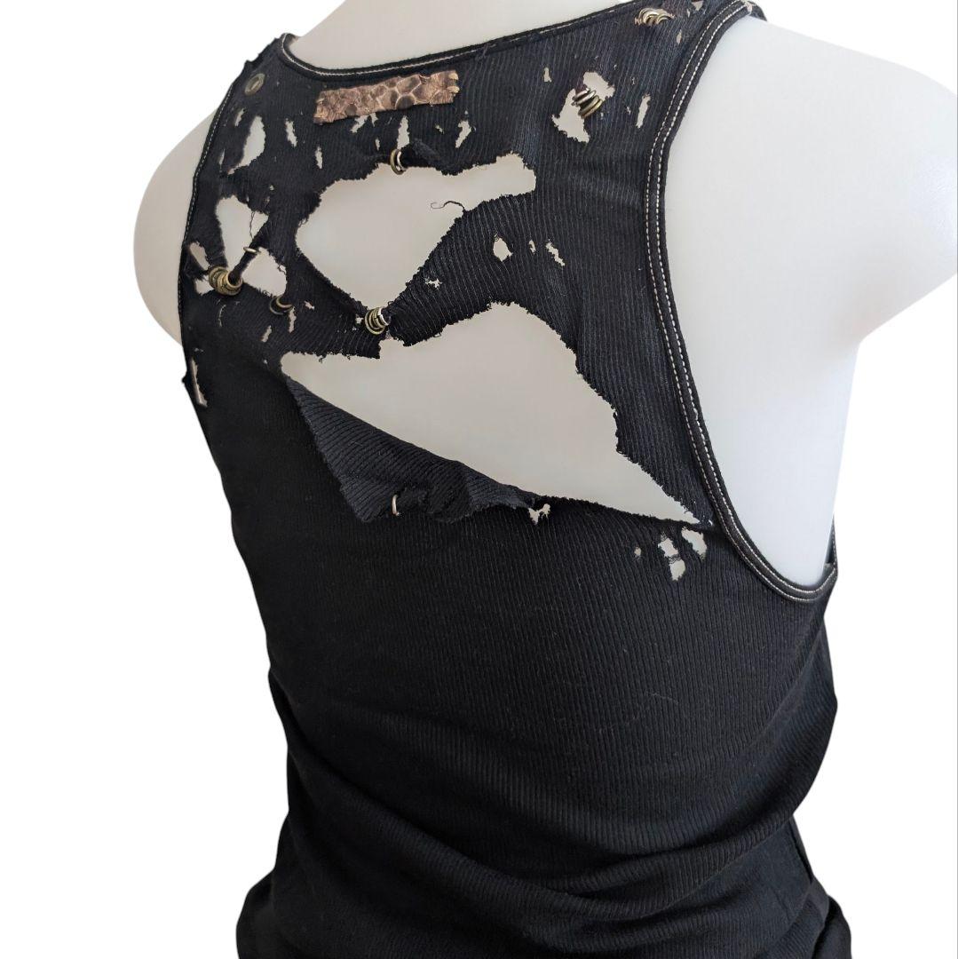 IF SIX WAS NINE ダメージ 加工 タンク トップ