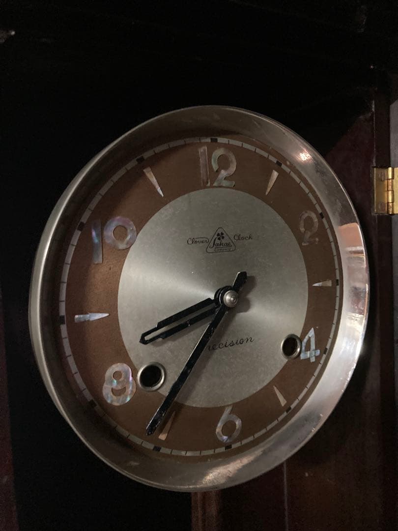 希少チンチャン柱時計 栄計舎 稼働中