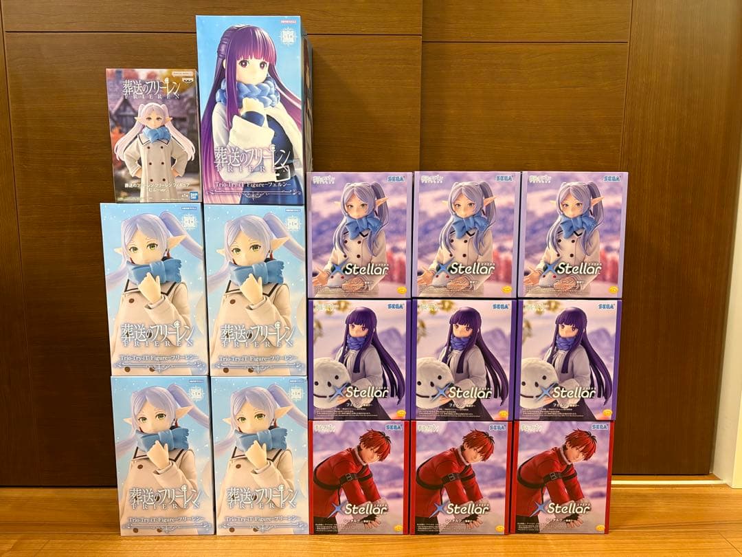 【新品未開封】葬送のフリーレン　フェルン　マフラー　雪　むふー　セット