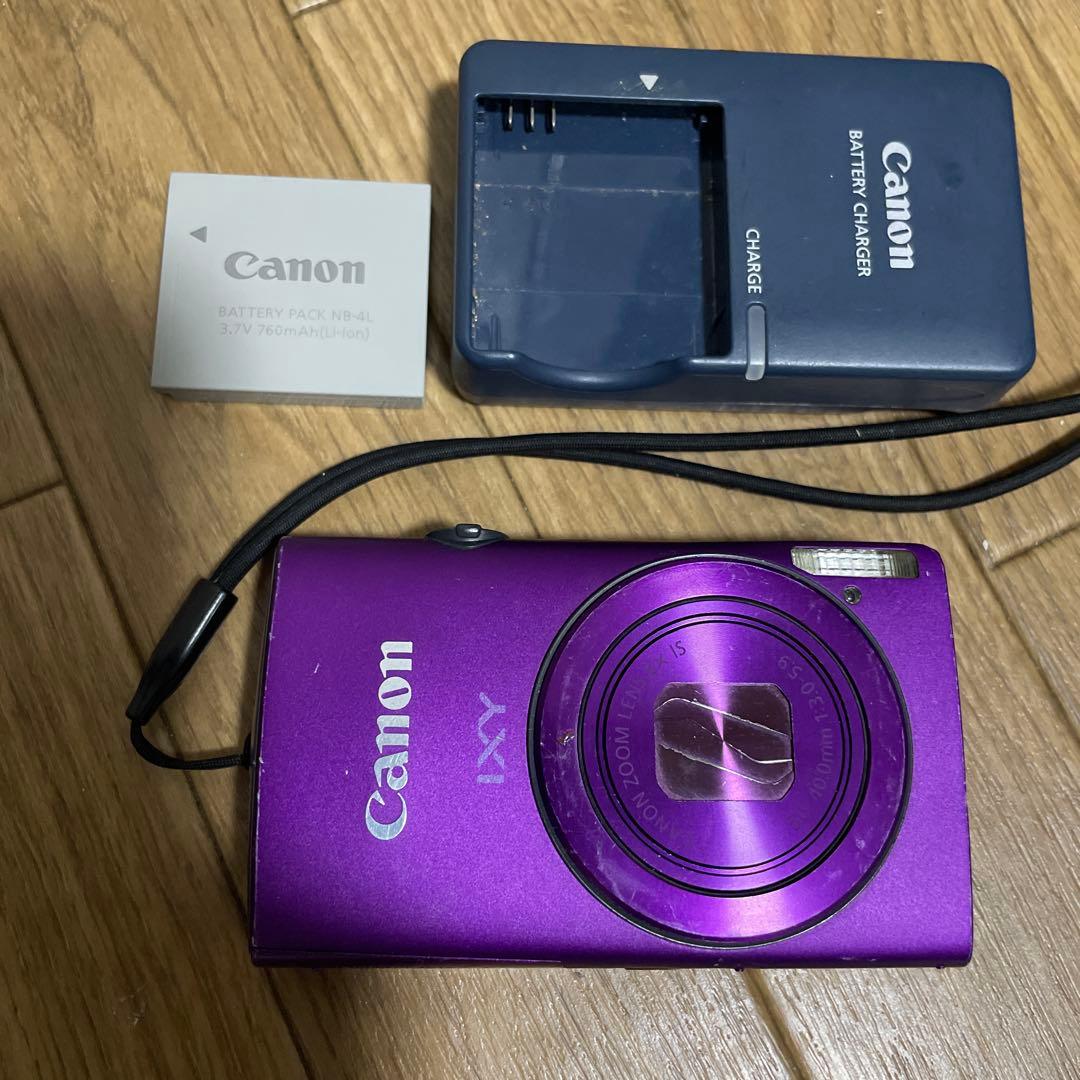 ジャンクCanon IXY600F コンパクトデジタルカメラ パープル