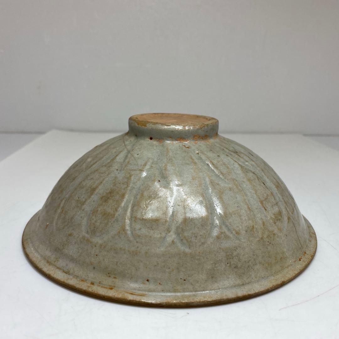 中国宋時代　青白磁鉢　幅約17.3㎝　東さ7-0616②