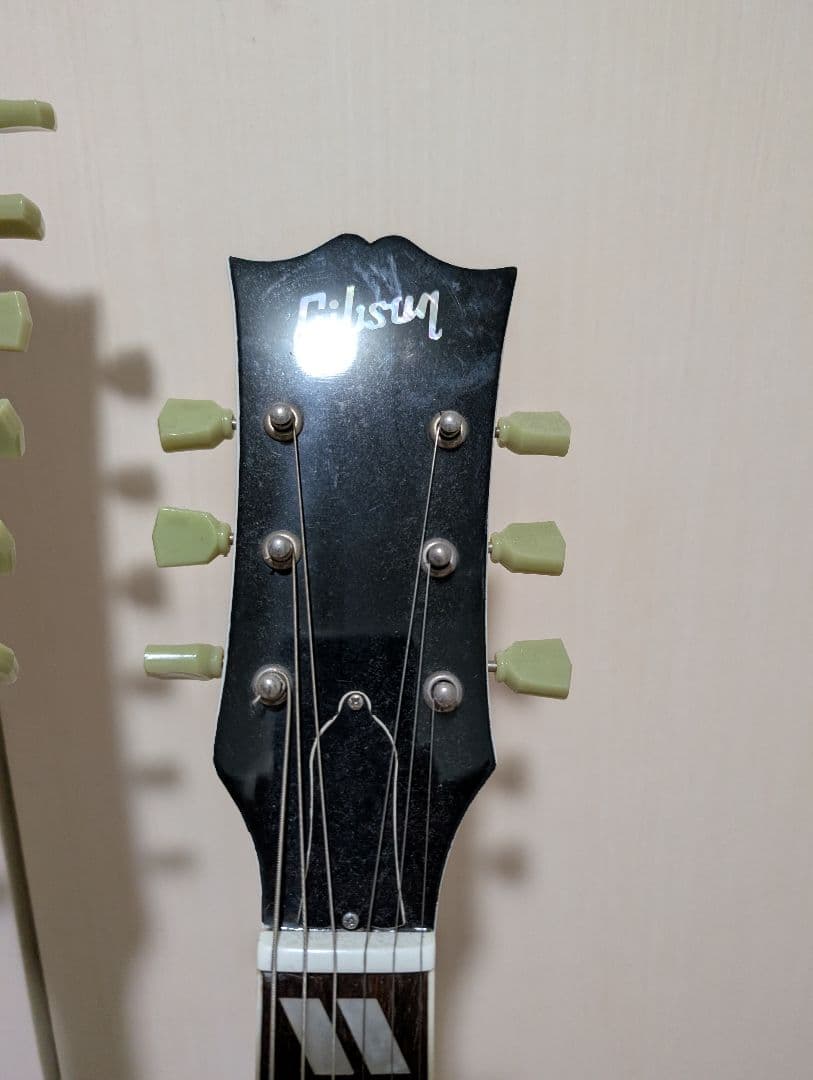 Non Gibson ダブルネックギター ホワイト