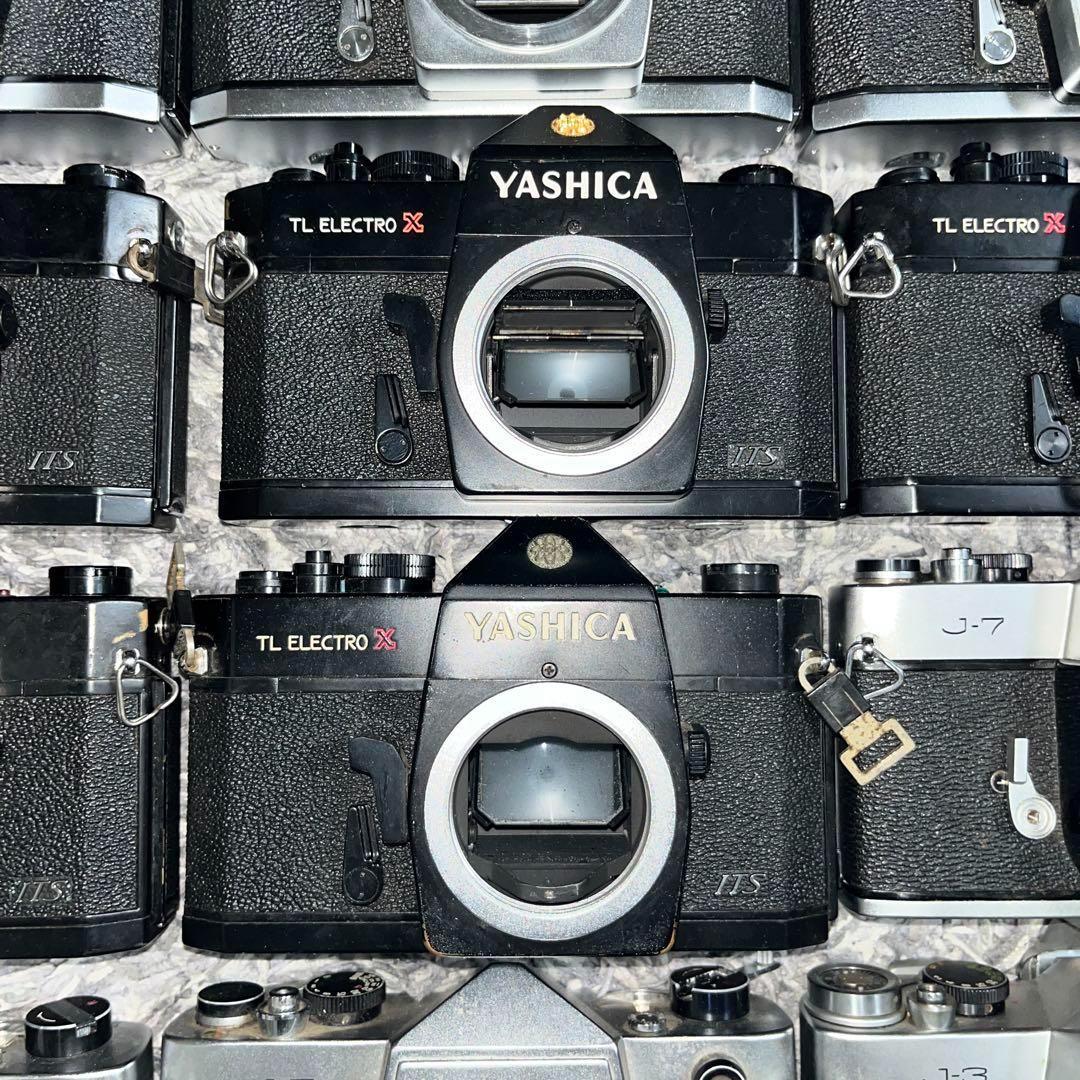 【ジャンク】YASHICA ヤシカ フィルムカメラ　一眼レフ 24台セット