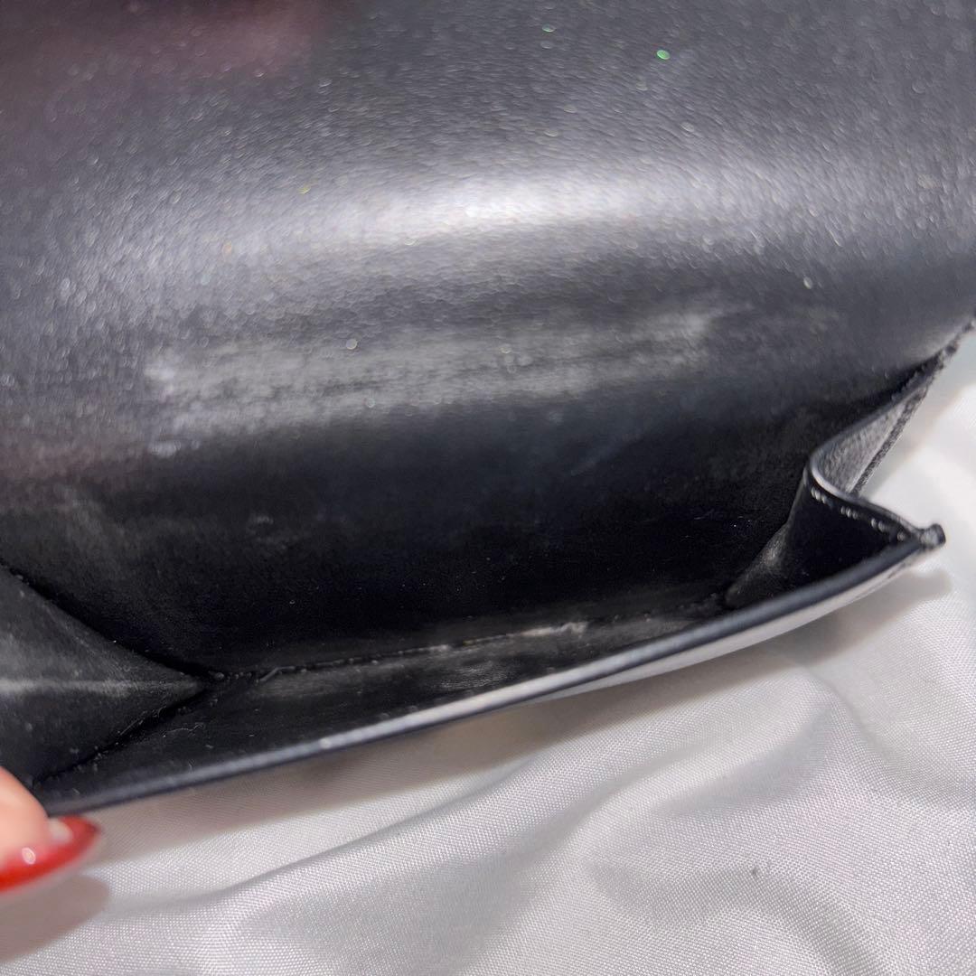 LOEWE ロエベ 財布 ミニ財布 ウォレット ミニウォレット 三つ折財布 黒