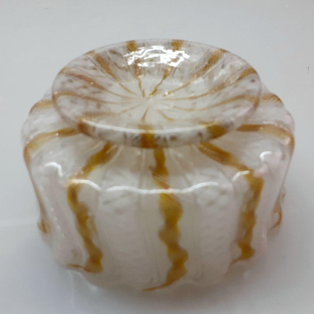 MURANO ムラノ 金彩 レース お碗 皿