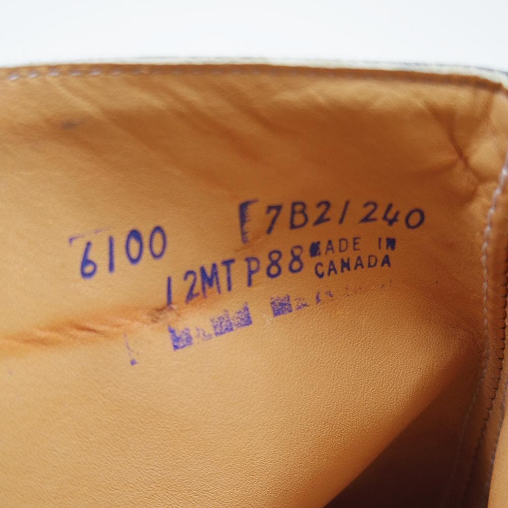 28cm　デッドストック　カナダ　ポリスブーツ　ミリタリー　P4136