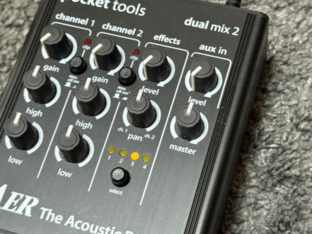 ［リュウ］【アコギ DIプリアンプ】AER dual mix 2