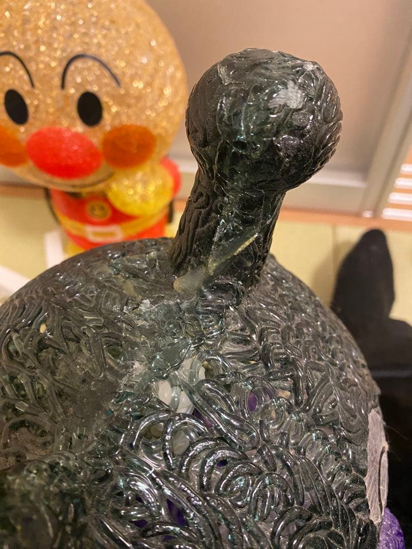 アンパンマン、バイキンマン　置物