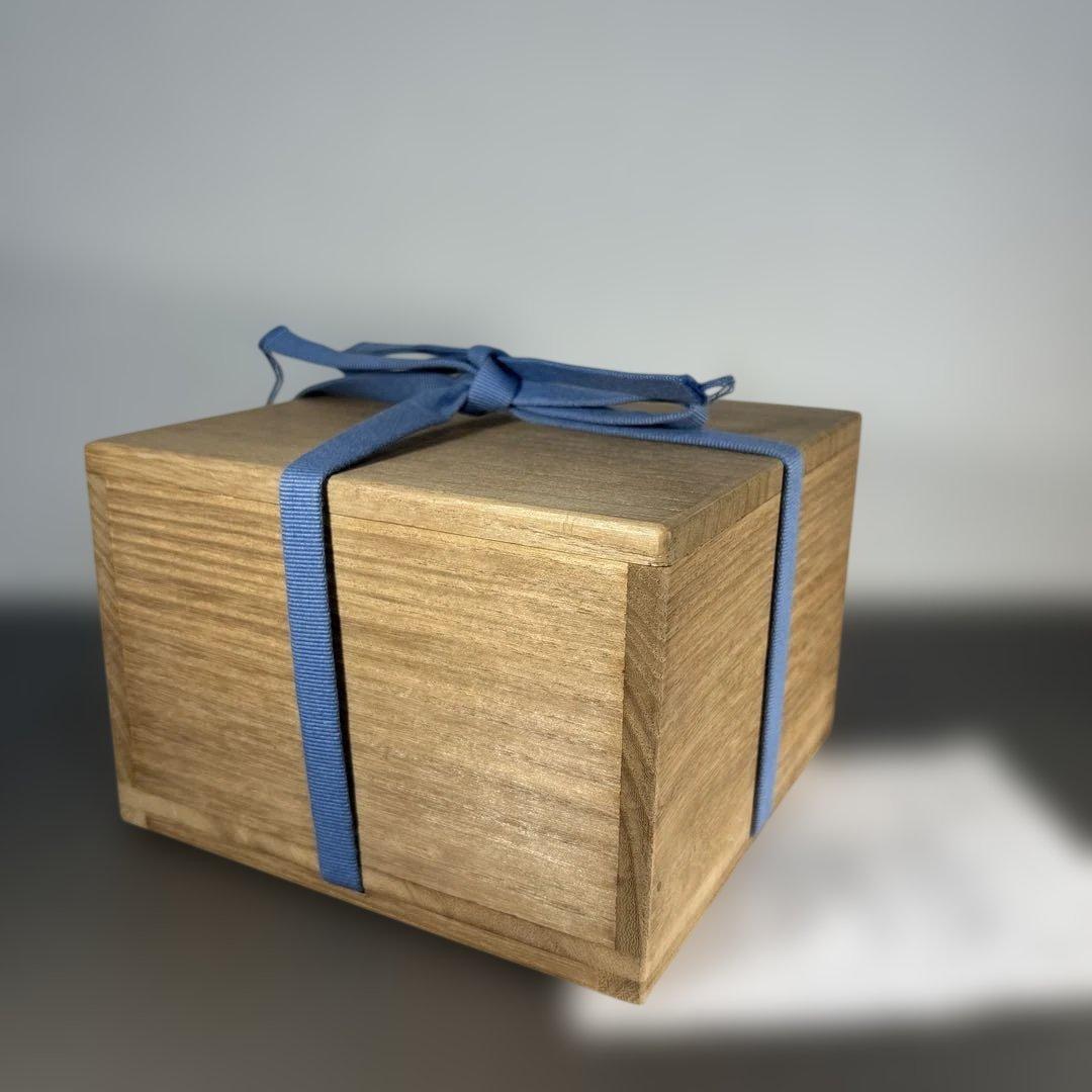 【人間国宝】 中田一於 本人作 淡桜 釉裏銀彩 茶碗 茶道具 美術品