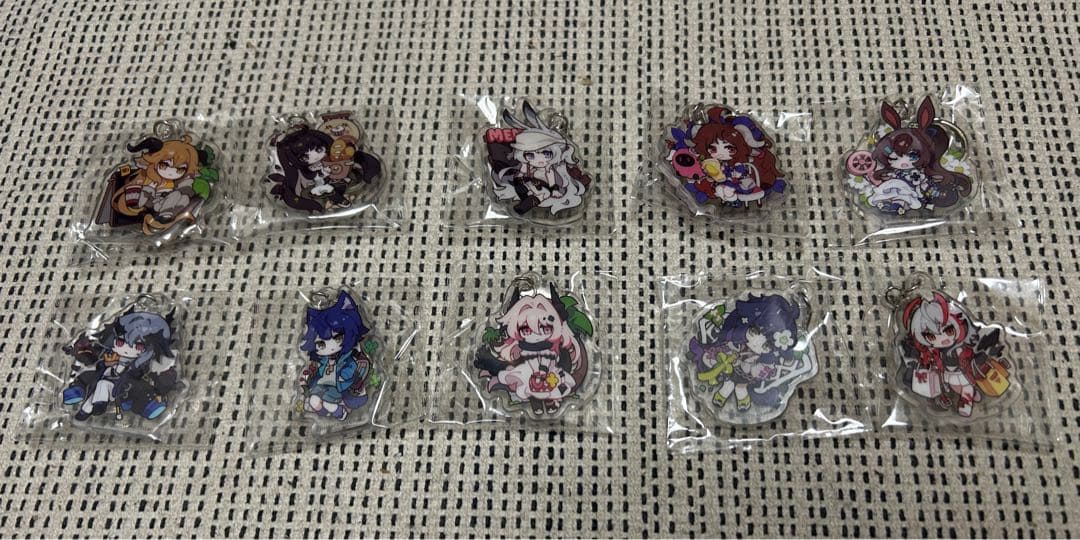 アークナイツ 5th ミニキャラアクリルキーホルダー（10種類）フルセット