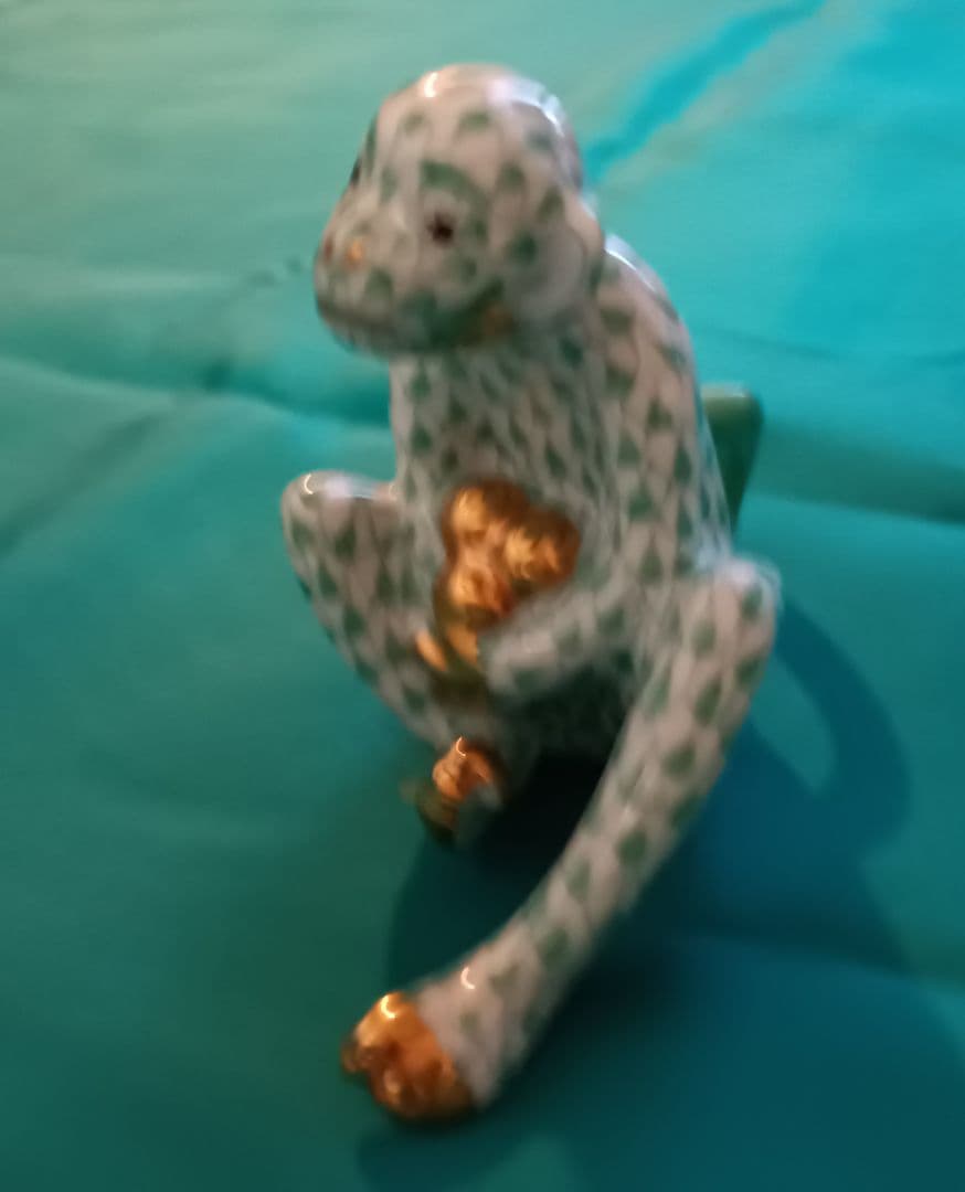 ヘレンド　HEREND　干支シリーズ　猿の置物