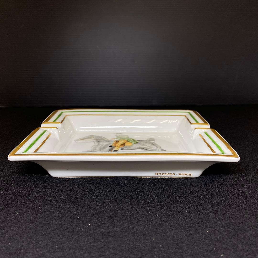 エルメス　金彩　騎馬アッシュトレイ　トヒオ　東里7-1210☆1F