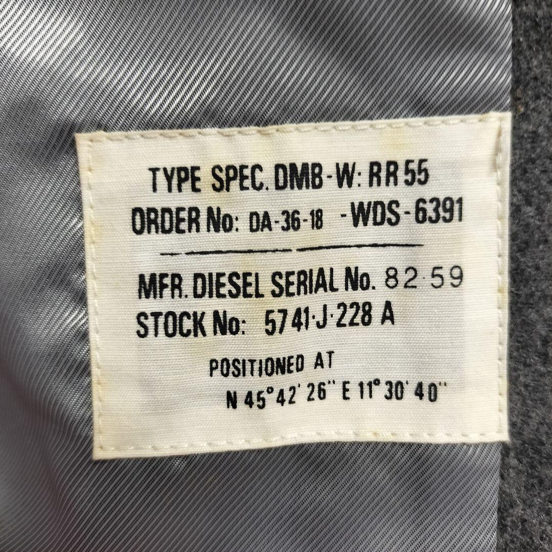 DIESEL シングルライダース ジャケット S　ウール 切替 スタジャン 牛革