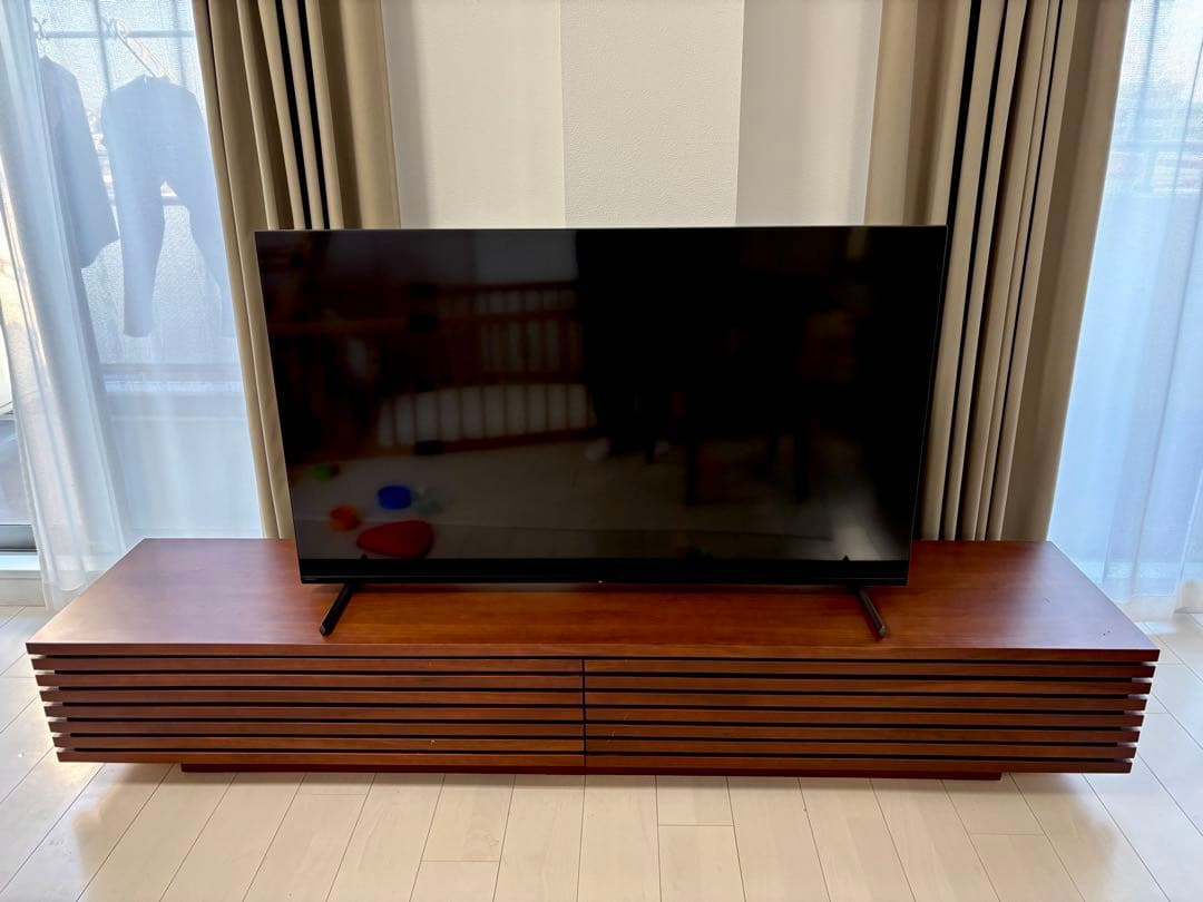 【最終値下げ〜11月26日(水)で終了】テレビボード 210cm／ウォールナット