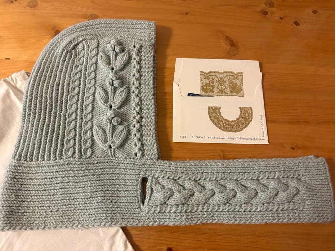 yuki fujisawa バラクラバ　ニット帽