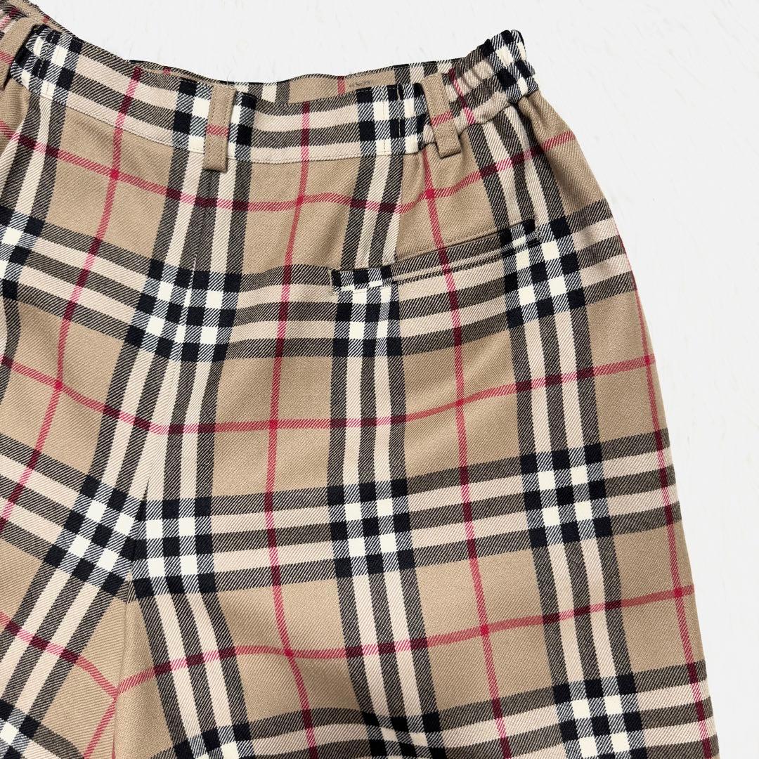 burberrys ノバチェック キュロット ハーフパンツ 撥水加工 キャメル