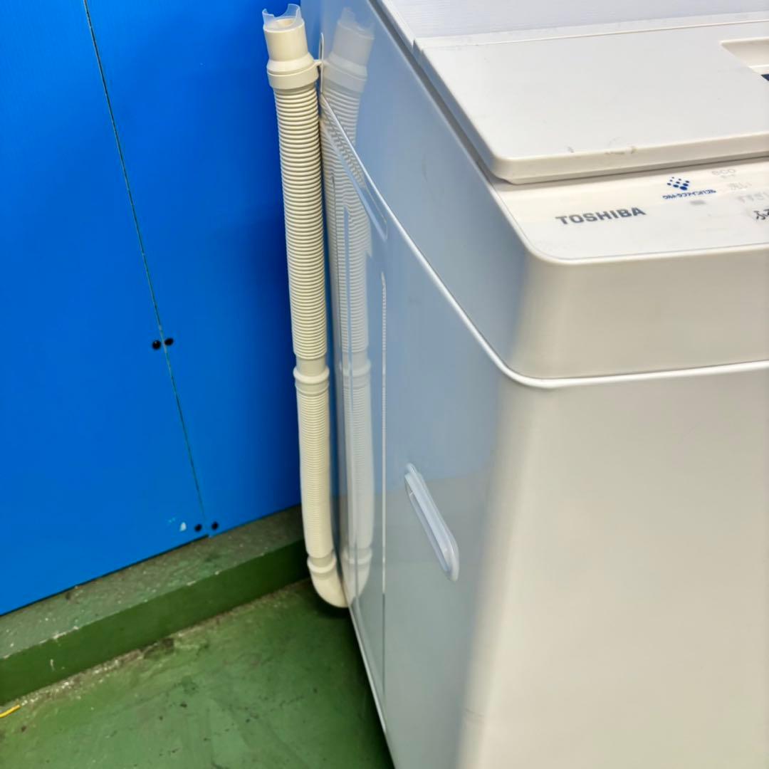 554東芝 ウルトラファインバブル 洗濯機 8kg 小型 家庭用　綺麗　ホワイト